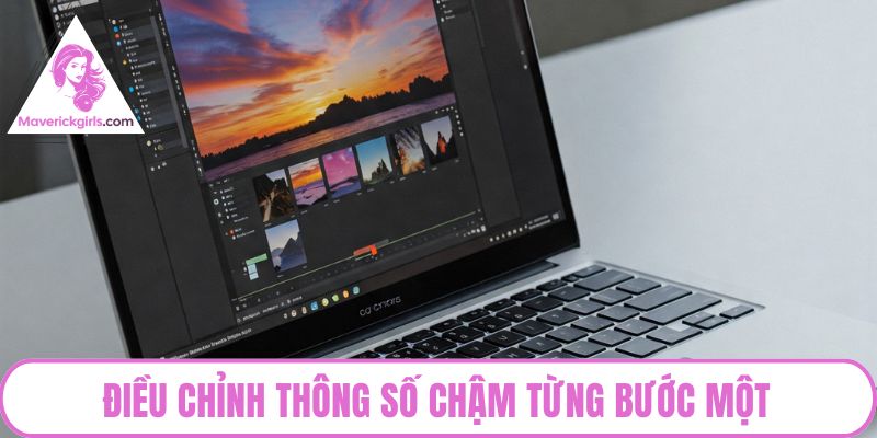 Điều chỉnh thông số chậm từng bước một