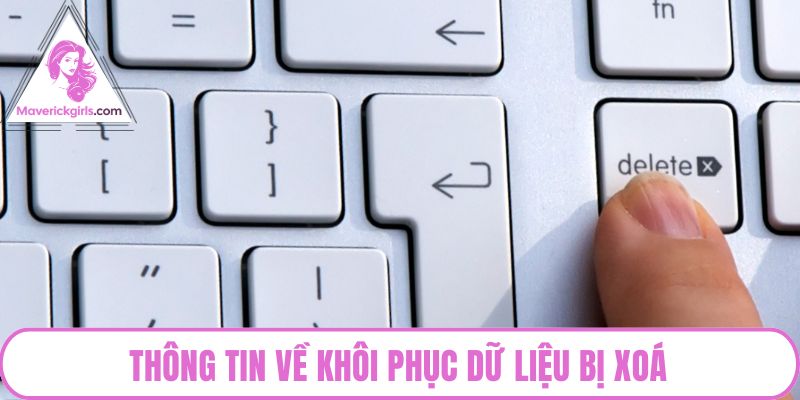 Thông tin về khôi phục dữ liệu bị xoá